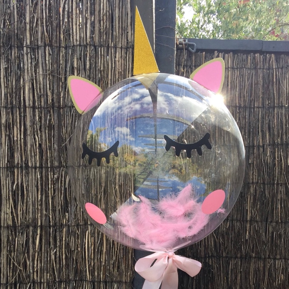 Clear Jumbo Unicorn Balloon